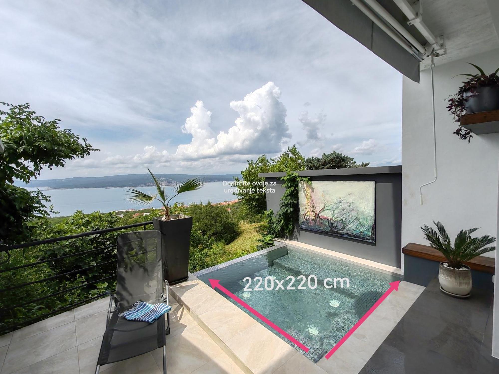 Art Gallery House With A Small Relaxing Pool Crikvenica Eksteriør bilde
